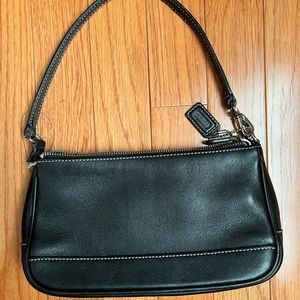 Coach small black handbag